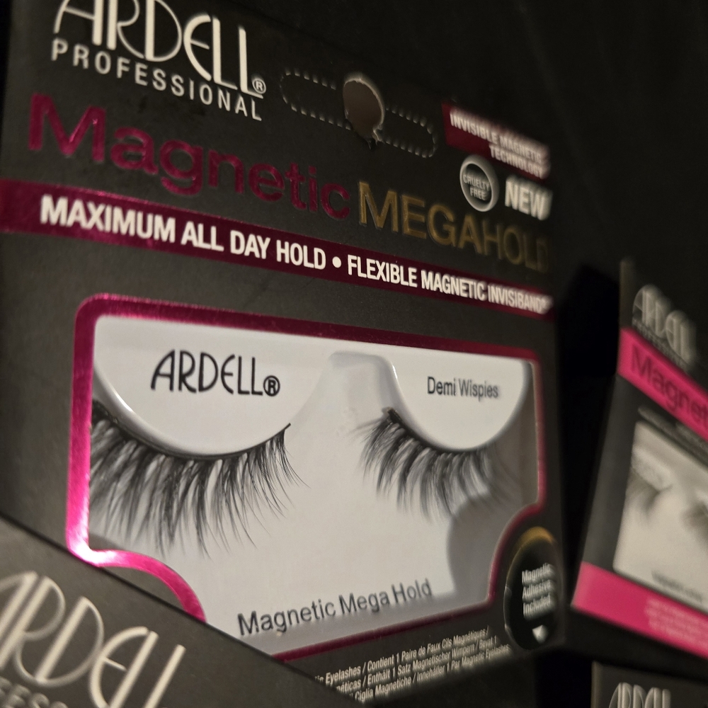 Ardell Magnetic‎ Lashes Set Wispies NEW 4 Pack - Picture 3 of 5
